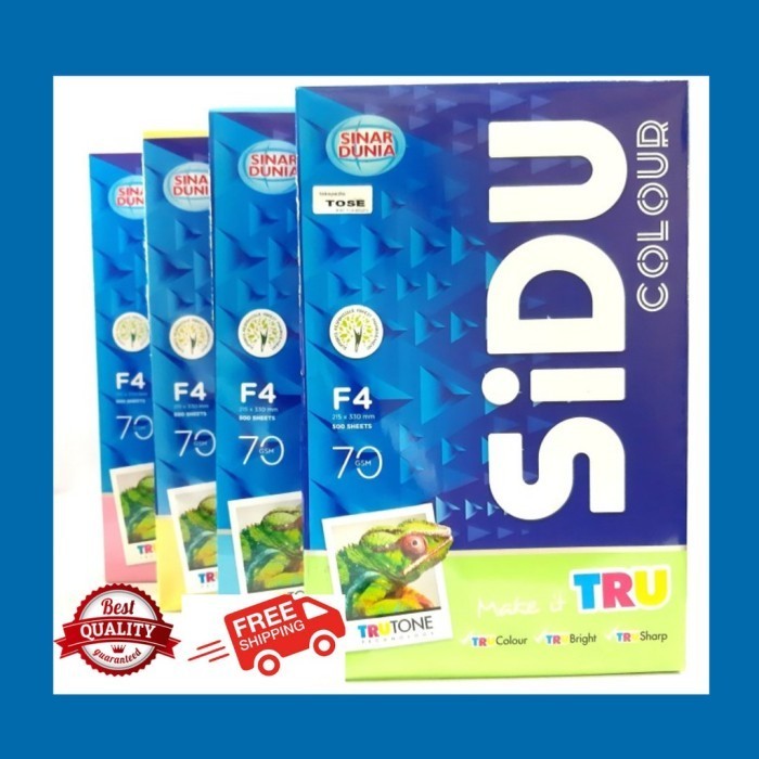 

Kertas HVS SiDU Colour F4 70 gr