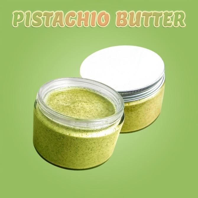 

Pistachio Butter (Selai Kacang Pistachio Kemasan Toples Kaca) 250gr LA