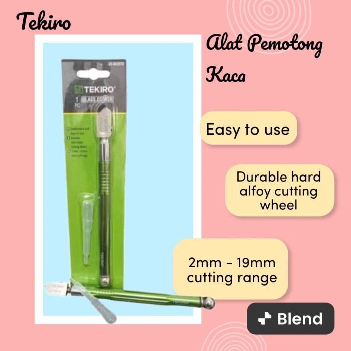 

HOT SALE! Pisau pemotong kaca tekiro / Glass cutter tekiro