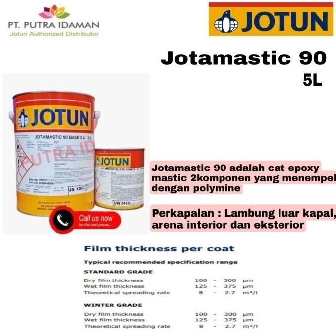 JOTUN CAT EPOXY / JOTAMASTIC 90 RAL3001 5 LTR / 2 KOMPONEN / CAT EPOXY
