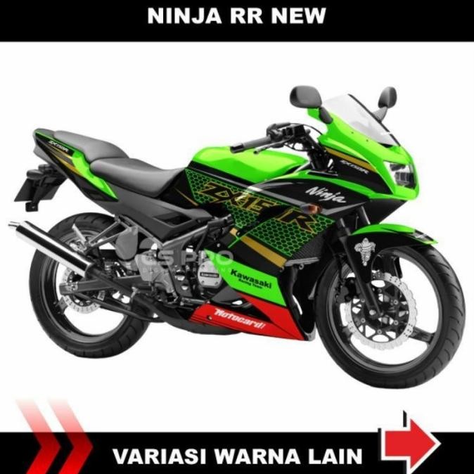 Stiker Striping Kawasaki Ninja RR New, Sticker Variasi Motor Ninja RR