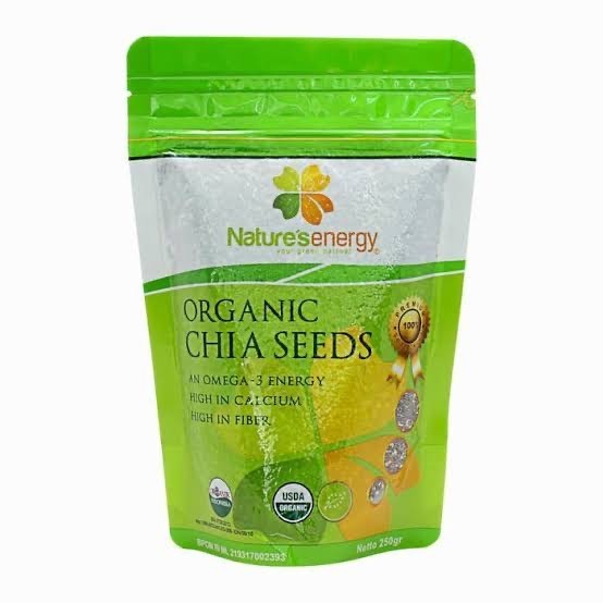 

NATURE'S ENERGY ORGANIC CHIA SEEDS 100-500G