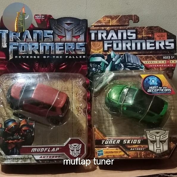 Transformers Mudflap & Tuner Skids ROTF revenge of the fallen deluxe class
