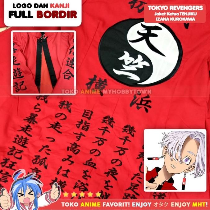 Jaket Parka Jubah Coat Tenjiku Izana Kurokawa Tokyo Revengers Yokohama Terlaris