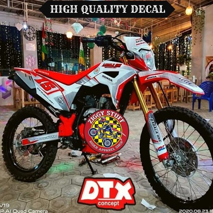 Stiker motor crf motor trail decal crf 150 l sticker motor CRF150-050