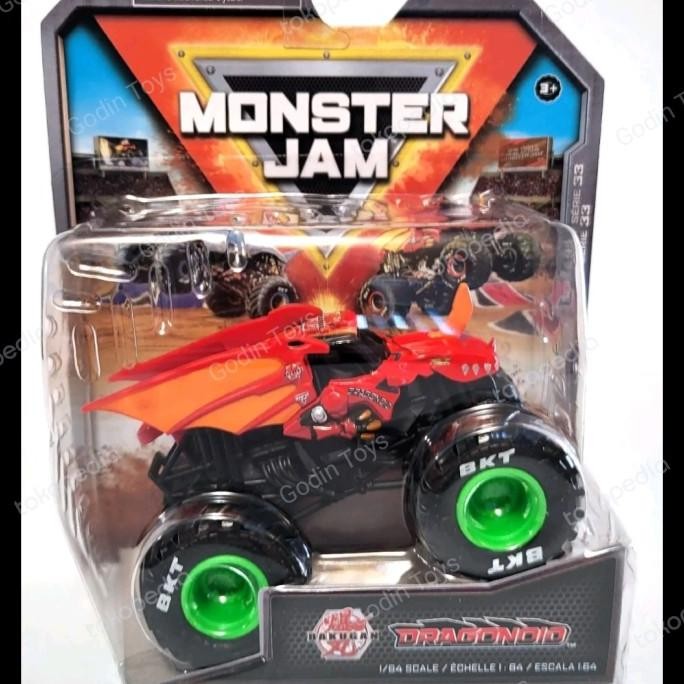 Monster Jam Dragonoid Bakugan mix 33  trucks spin master spinmaster