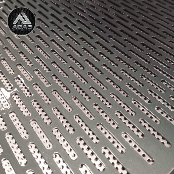 Plat Lubang Perforated Kapsul 5x30mm besi