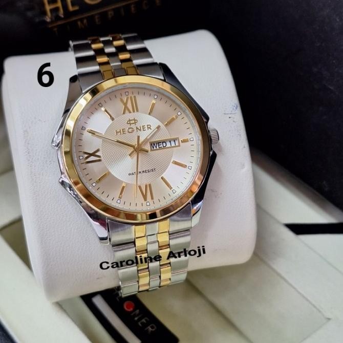 JAM TANGAN PRIA HEGNER HW8001G-A ORIGINAL Terlaris