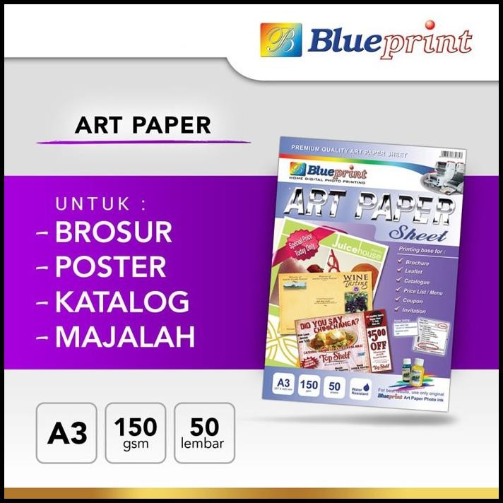 

Blueprint AP-A3150 - Art Paper Sheet A3