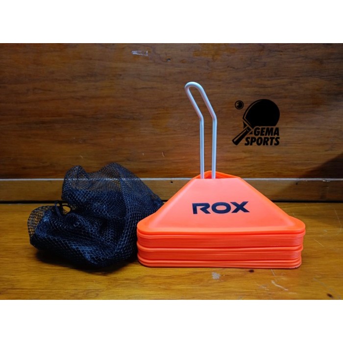 Murah Cone Kun Segitiga ROX Sepak Bola Futsal Isi 20pcs Non COD