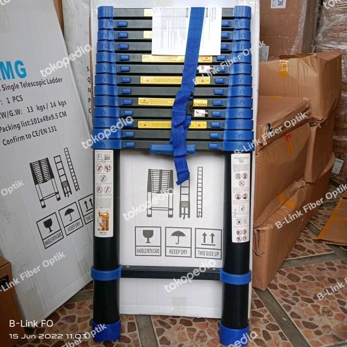 Tersedia Tangga Teleskopik 5.3M Single