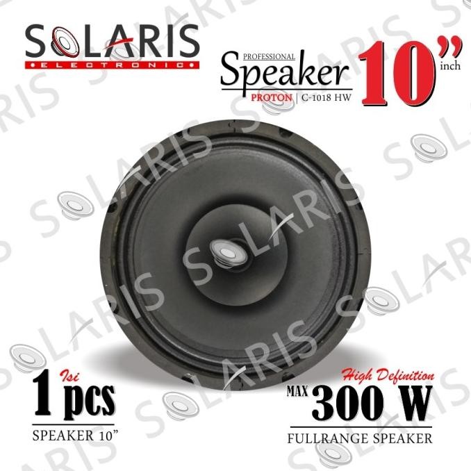 Speaker Full Range 10 Inch 300 Watt CANNON C-1018 HW Terlaris