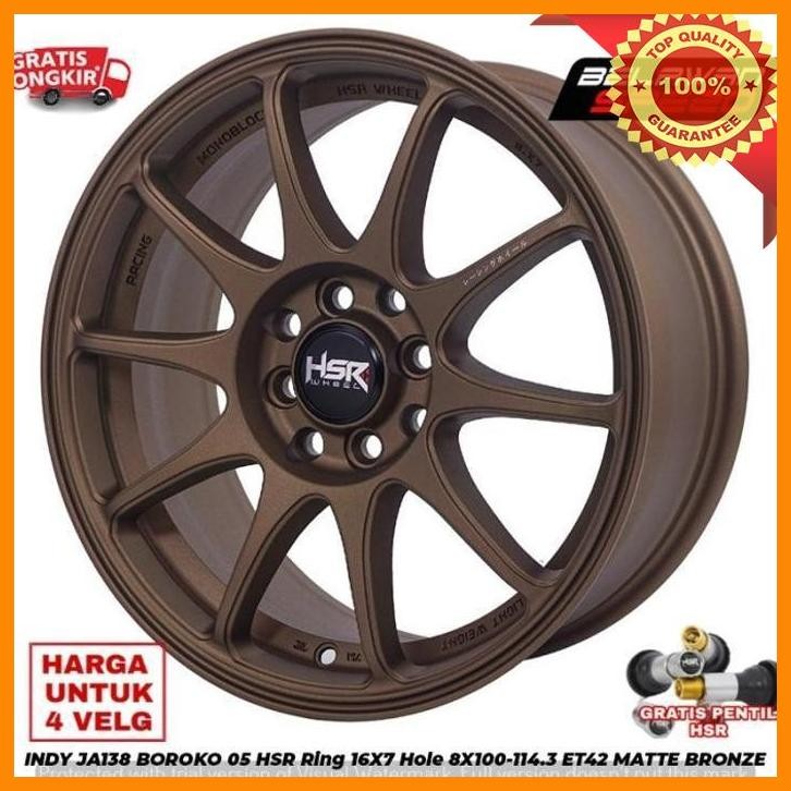 (BELAW) PROMO VELG MOBIL BRIO YARIS JAZZ HSR INDY RING 16