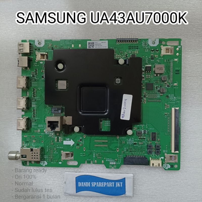 MB SAMSUNG UA43AU7000K 43AU7000 - MAINBOARD TV - MEAIN TV SAMSUNG LED