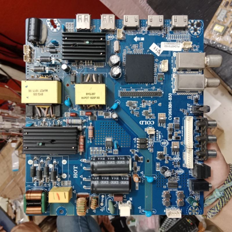 POLYTRON PLD 43TS156 mainboard mb mobo modul mesin tv POLYTRON PLD 43TS156