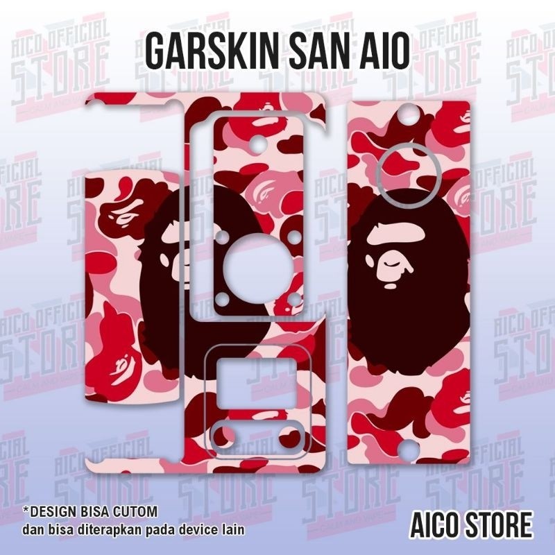 

*PromoTerjangkau* Holdingskyy Stiker Inner San Aio Pelindung Dan Penghias Device Agar Lebih Awet 17 Garskin Wrap Stiker Premium / X Casing Case COD