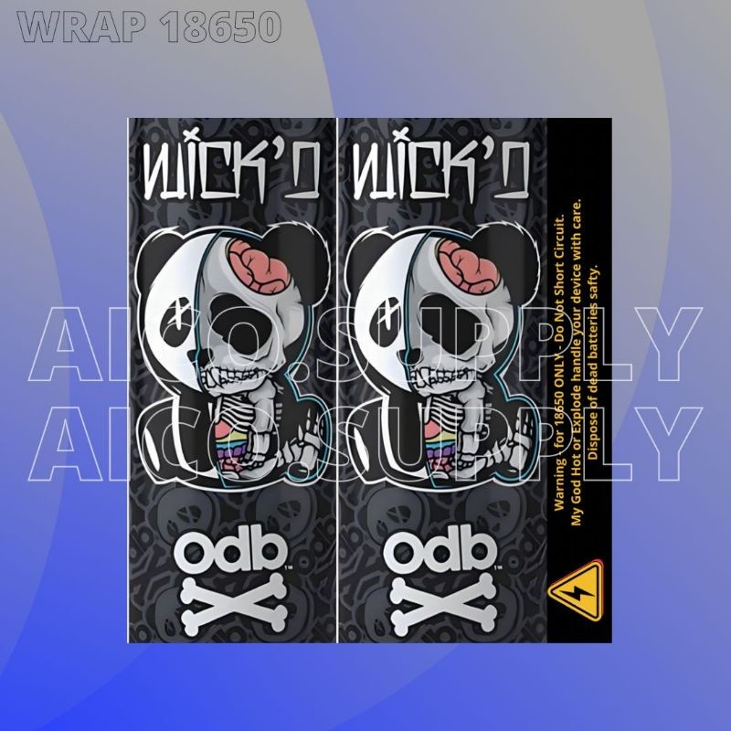 

*PromoTerjangkau* Ambitionstore Stiker Wrap Baterai 18650 Odb V1 All Series Pelindung Dan Penghias Untuk Segala Merek 32 Garskin Wrap Stiker Premium / X Casing Case COD