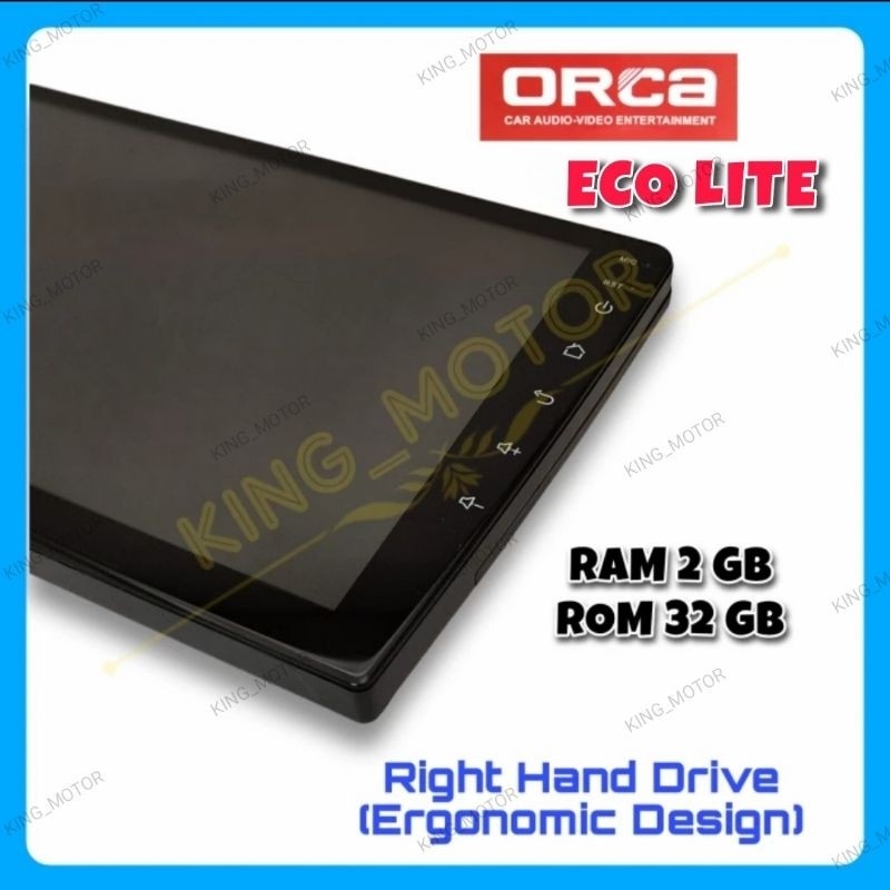Head Unit 10 inch Android ORCA ADR-9988 ECO LITE Series RAM 2/32