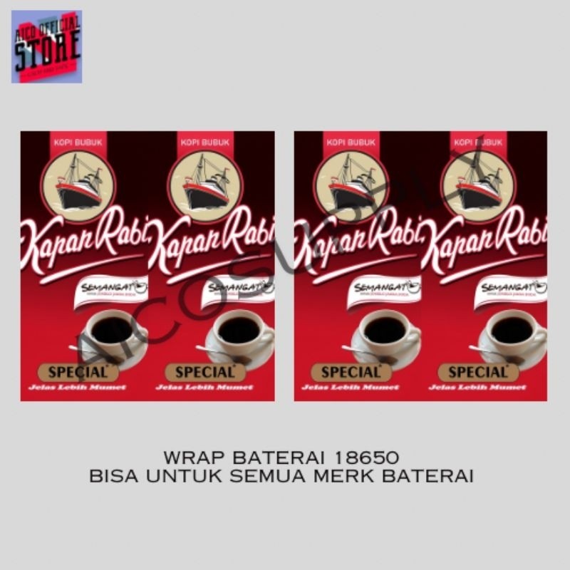 

*PromoTerjangkau* Ambitionstore Stiker Wrap Baterai 18650 Belum Ada Judul Series Pelindung Dan Penghias Untuk Segala Merek 6 Garskin Wrap Stiker Premium / X Casing Case COD