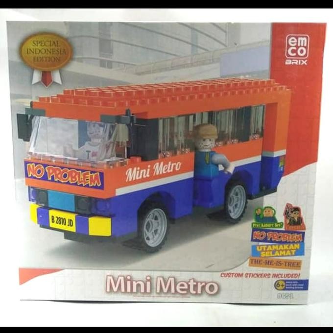 Emco Brix Metro Mini Bus Bis Lego