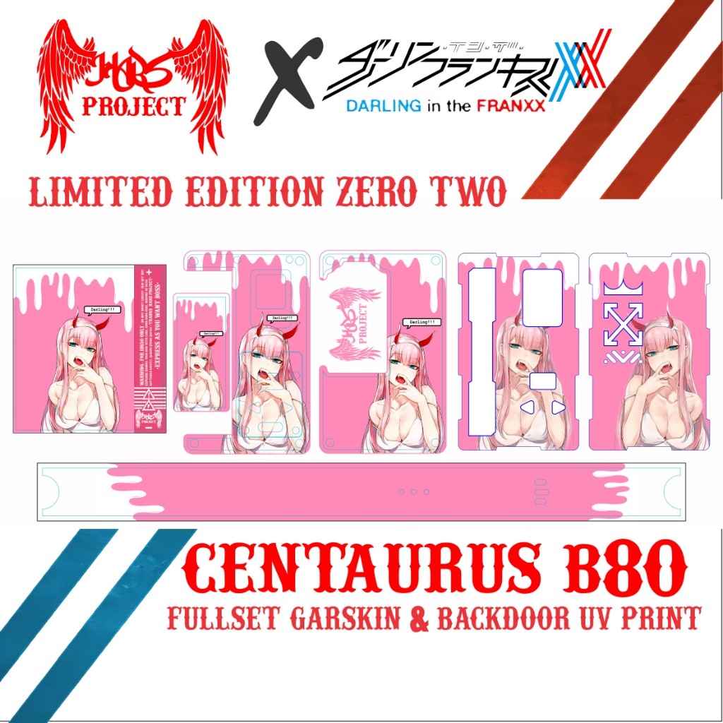 

*PromoTerjangkau* Stiker Backdoorr Ed Zero Two Bahan Garskin Wrap Premium / X Casing Case COD