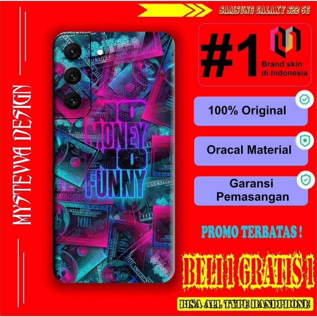

*PromoTerjangkau* Samsung S22 5g Garskin Wrap Stiker Premium / X Casing Case COD