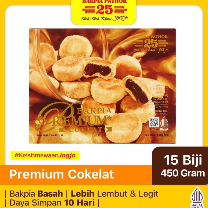 

Bakpia Pathok 25 Premium Cokelat | Oleh-Oleh Khas Jogja