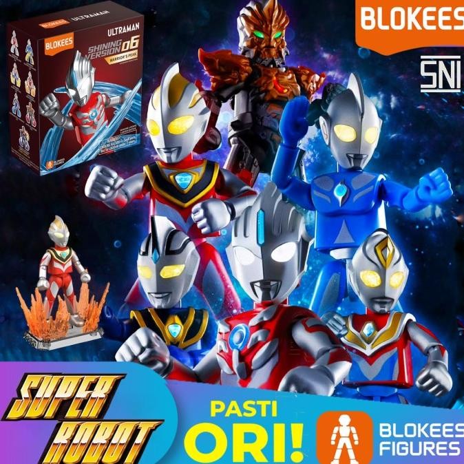 BLOKEES FIGURE BLIND BOX ULTRAMAN SV-06 SHINING VERSION 06 WARRIOR'S PEAK - ULTRAMAN ORB ORIGIN / UL