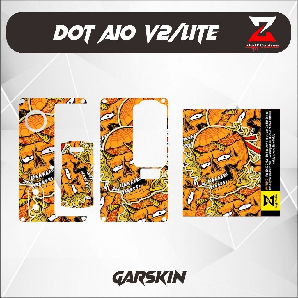 

*PromoTerjangkau* Zhaff New Acces Dotv2 Anti Luntur Garskin Wrap Stiker Premium / X Casing Case COD