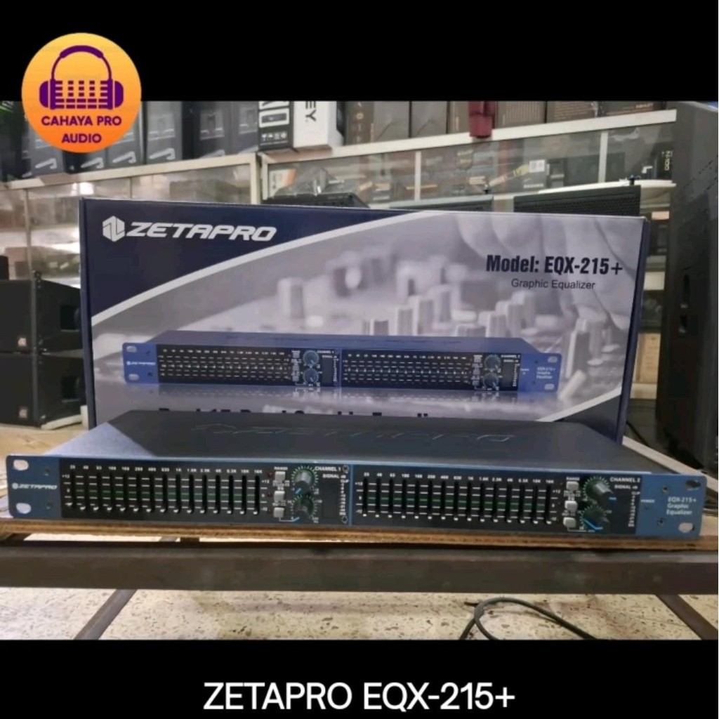 Equalizer Zetapro EQX 215+ EQX215+ Plus Subwoofer