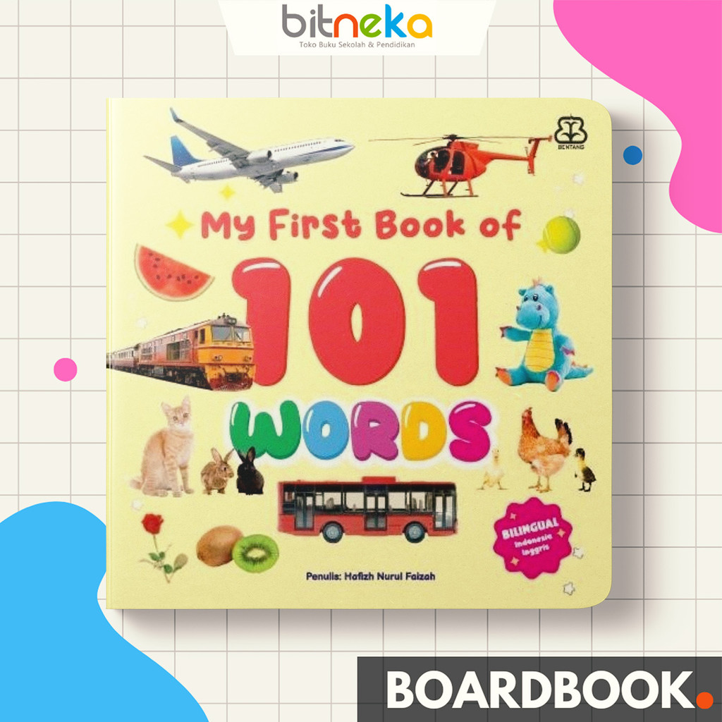 Buku Anak My First Book - My First Book Of 101 Words (Boardbook)