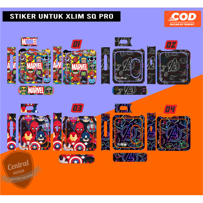 

*PromoTerjangkau* O X V A L I M Sq Pro Avenger 01 Garskin Wrap Stiker Premium / Casing Case COD