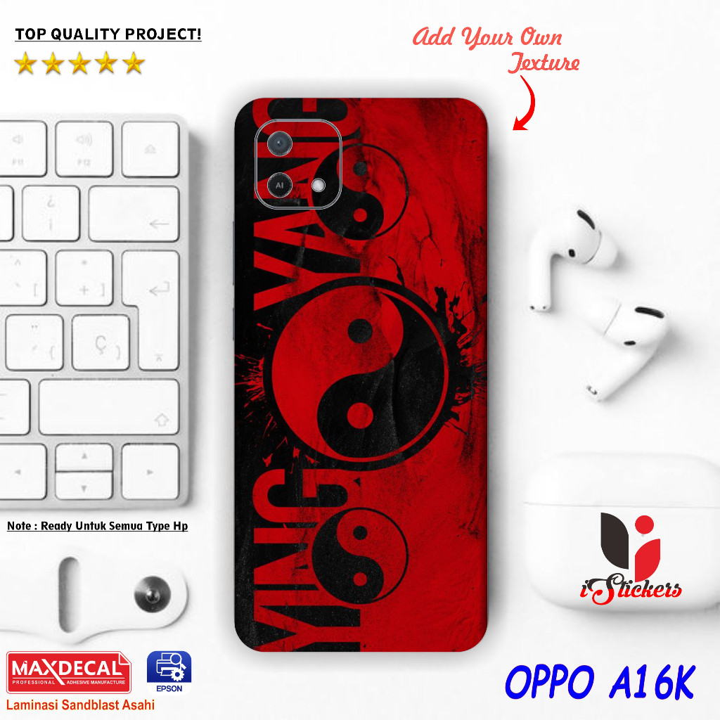 

*PromoTerjangkau* Oppo A16K Garskin Wrap Stiker Premium / X Casing Case COD