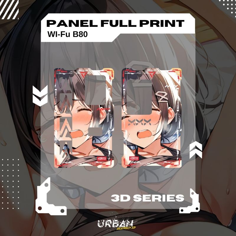

*PromoTerjangkau* Hiasan 3d B80 Colours Wifuu Series By Urban District Garskin Wrap Stiker Premium / X Casing Case COD