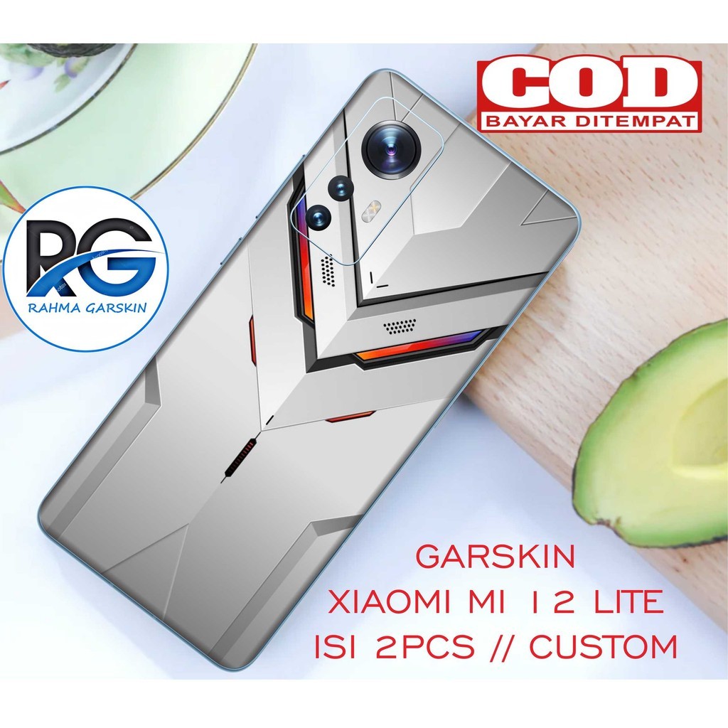 

*PromoTerjangkau* Xiaomi Mi 12 Lite Garskin Wrap Stiker Premium / X Casing Case COD