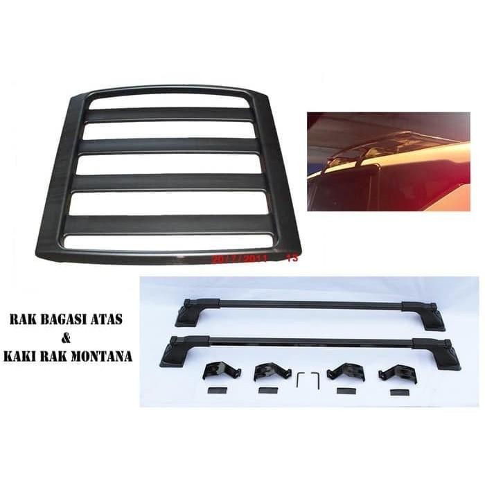Paket Rak Mobil Bagasi Atas Dan Kaki Rak Jepit Body Honda Brio
