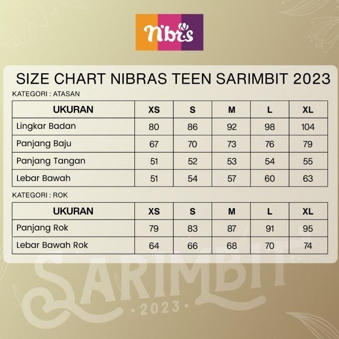 Baju Setelan Rok Anak Remaja Basma Teen Nibras