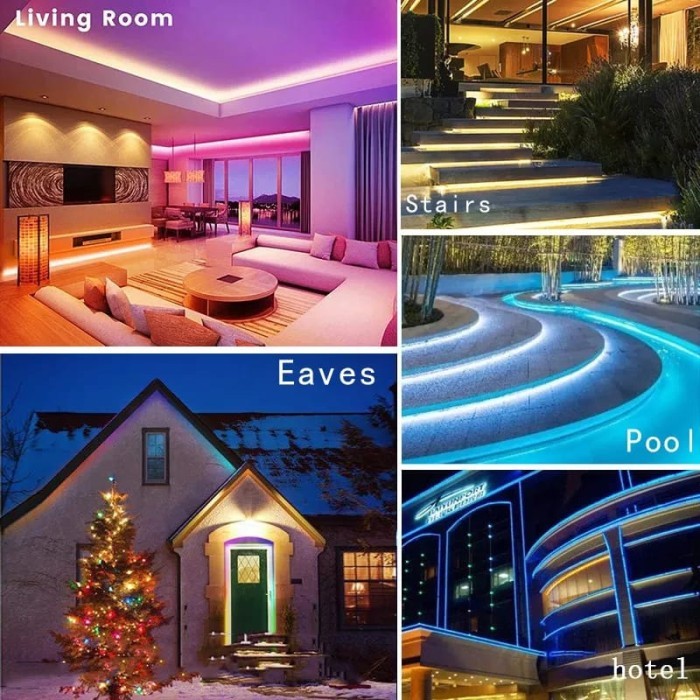 Lampu Led Strip Rgb 96L 100M / Led Strip / Lampu Dekorasi Murah