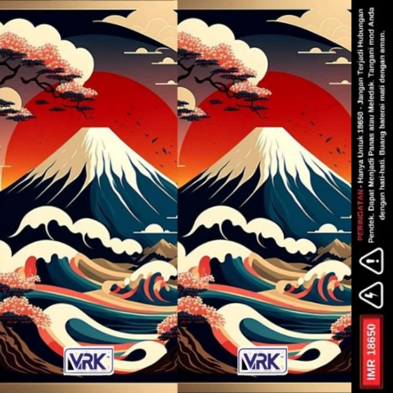 

*PromoTerjangkau* Stiker Wrap Baterai 18650 Vrk Untuk Melindungi Batre Garskin Premium / X Casing Case COD
