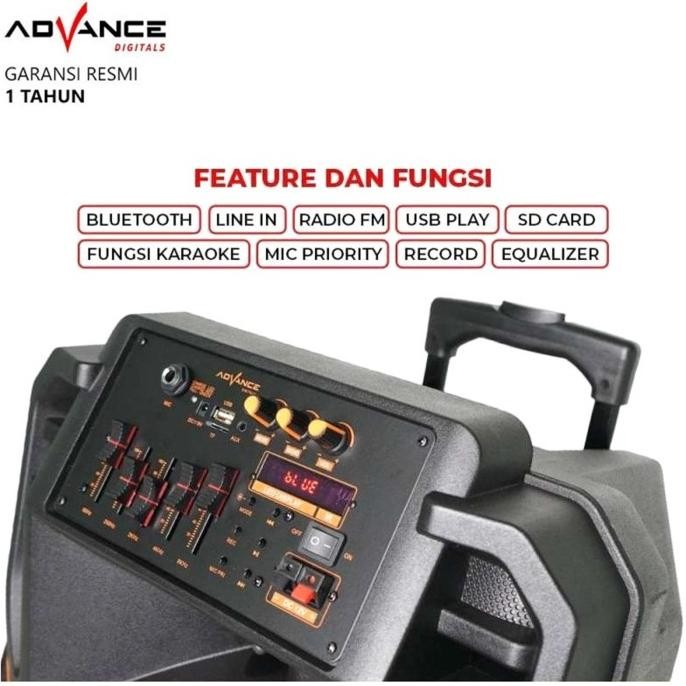Grosir Advance K1506 | K-1506 Speaker Bluetooth Karaoke - Garansi Resmi