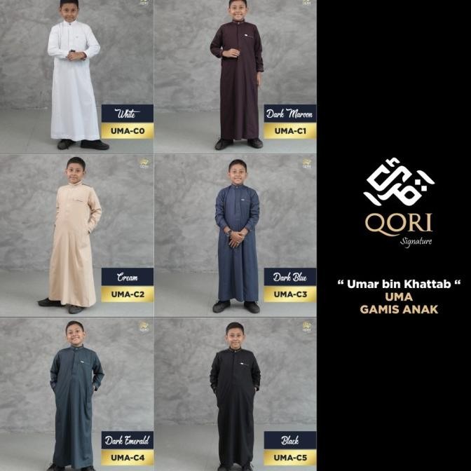 Qori Apparel Jubah / Gamis Anak Umar Bin Khattab (Lengan Manset) Uma-2