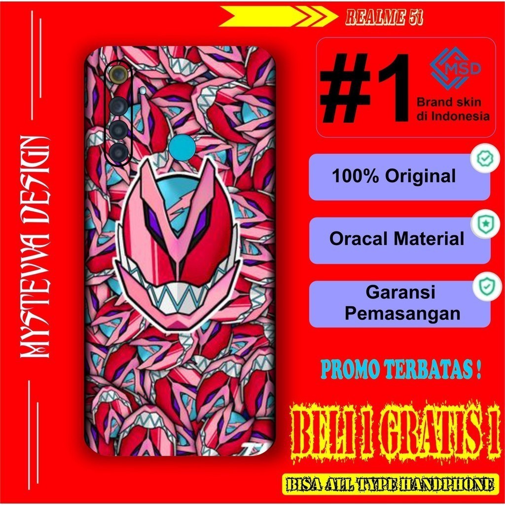 

*PromoTerjangkau* Realme 5i Garskin Wrap Stiker Premium / X Casing Case COD
