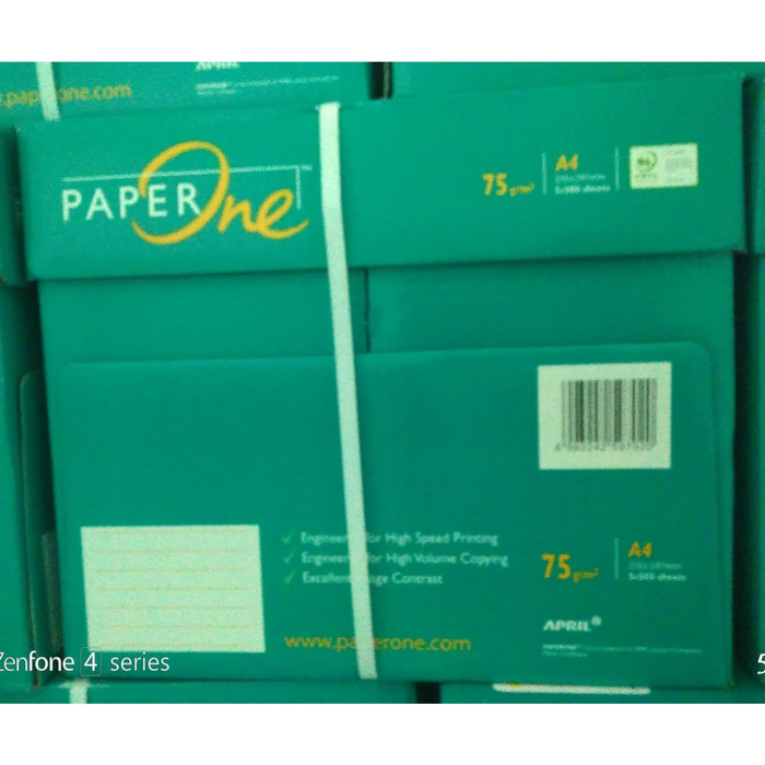 

KERTAS HVS A4 75gr PAPER ONE