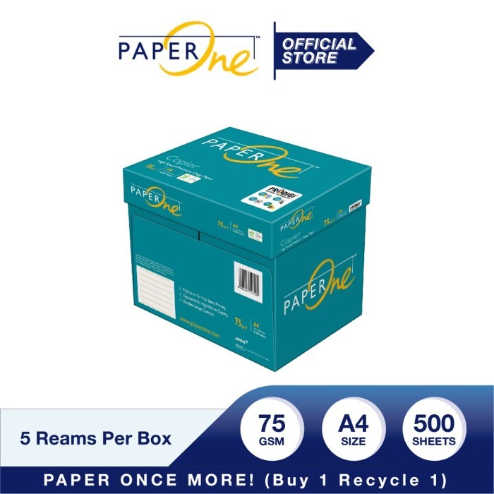 

Kertas HVS A4 70 gram PAPERONE/Kertas Fotocopy Potocopy/Office Paper
