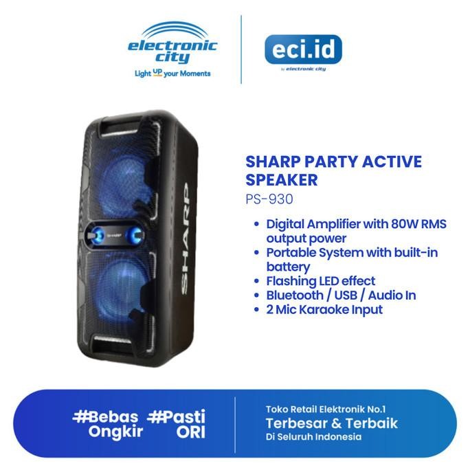 Murah Sharp Party Active Speaker - Ps-930