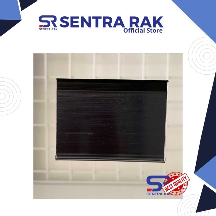 

Price Card for Hook / Price Rail / Lis Harga Uk 39 x 60 mm Hitam