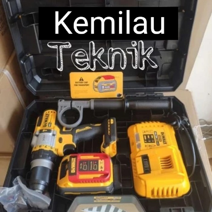 Mesin Bor Brushless Cordless Hammer Drill Dewalt Dcd999T1 20V Dcd999