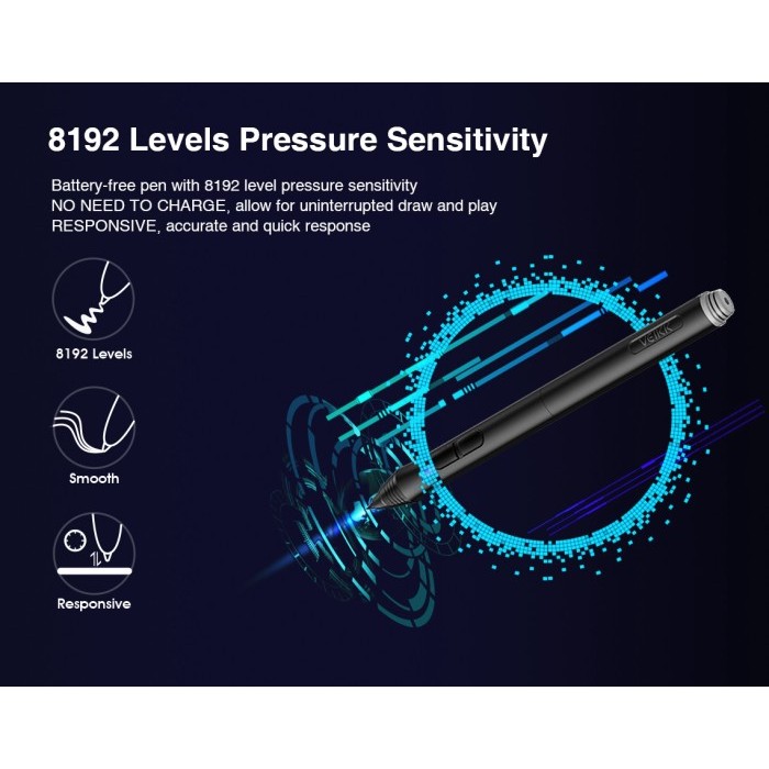 VEIKK Stylus Pen P002 Replacement Pen Drawing Tablet A50 A15 PRO