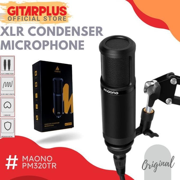 MAONO AU-PM320 MIC XLR CONDENSER MIC RECORDING ZOOM PODCAST ASMR
