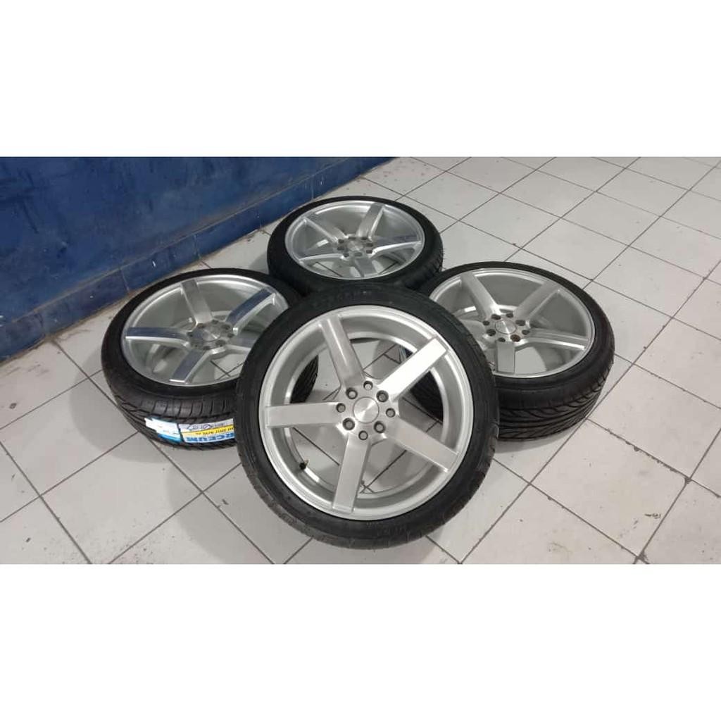 Pelek-Velg Mobil Hsr Ne3 Ring 17 Untuk Vios Yaris Jazz Avanza Plus Ban
